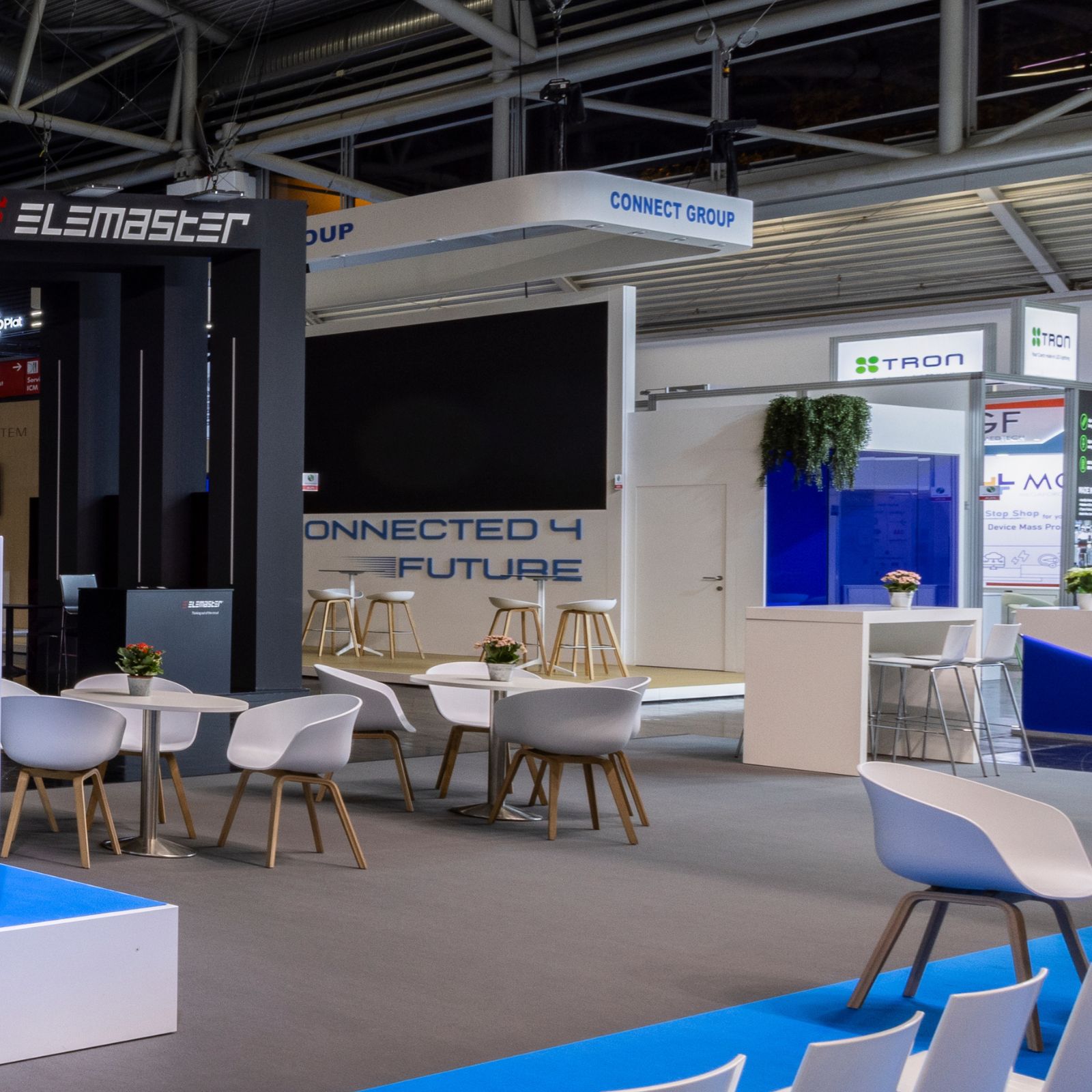 Flat felt carpet B1 - grey