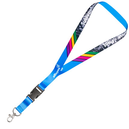 Lanyards bedruckt 2-seitig - 20 mm - Karabiner Standard - ohne Sicherheitsverschluss - mit Clip