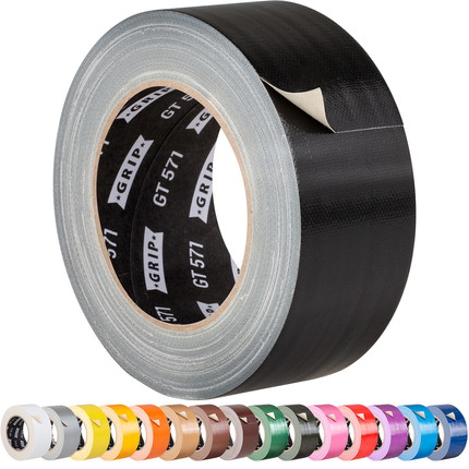 Adhesive cloth tape coloured Grip Tape GT 571 - black