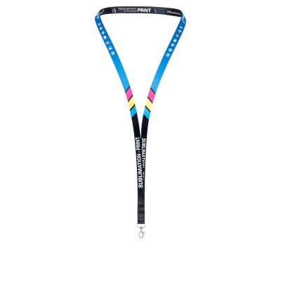 printed lanyards | 10 mm - Carabiner Standard - without security seal - without clip