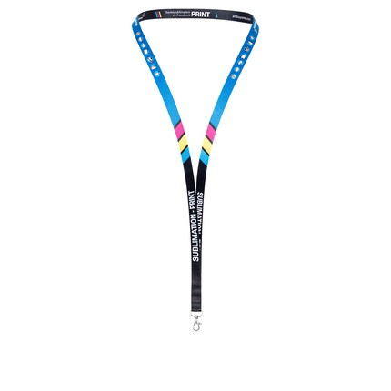 Lanyards bedruckt 2-seitig - 10 mm - Karabiner Standard - ohne Sicherheitsverschluss - ohne Clip