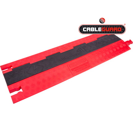 kabelbrücke extra flach - 2 channels 2-channel low-profile cable protector for pedestrian and light vehicle traffic - 2 channels