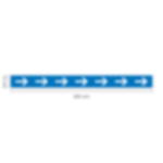 floor stickers arrows - blue Floor stickers arrows 80 x 7.5 cm - blue