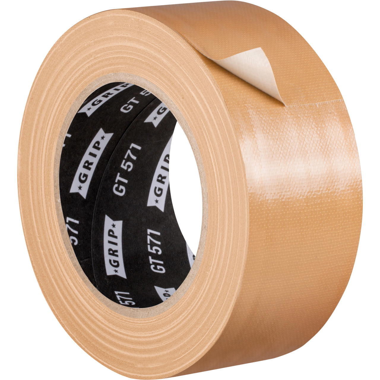 Adhesive cloth tape coloured Grip Tape GT 571 - light brown