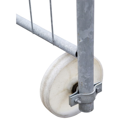 Construction fence rolls for building site fences