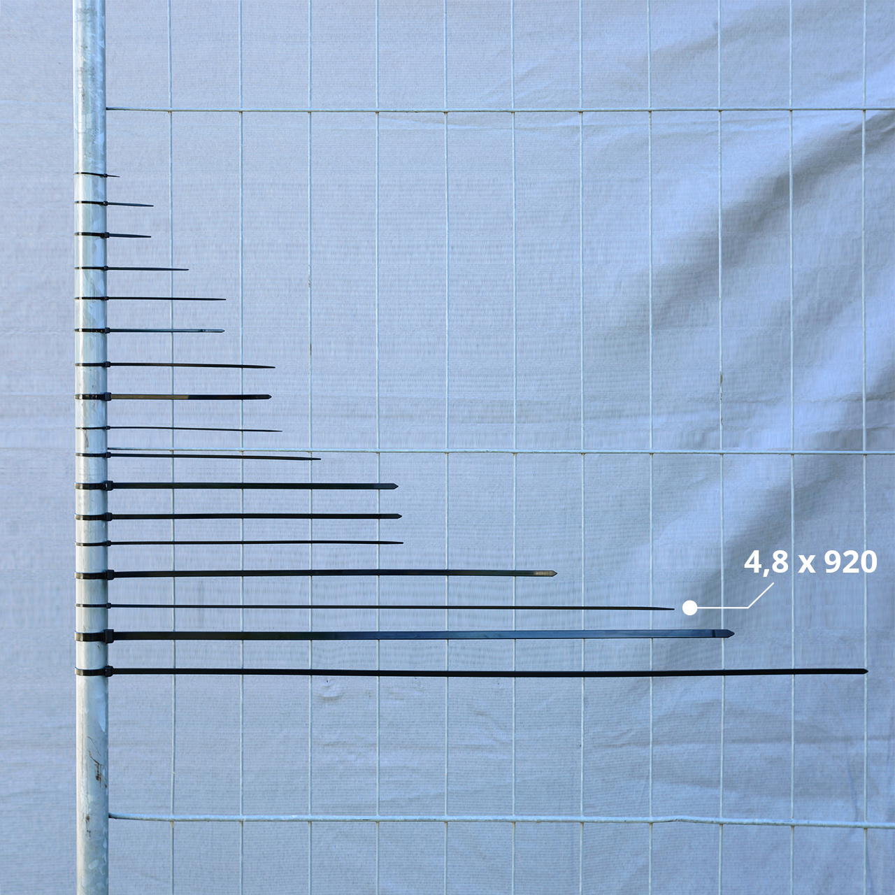 Kabelbinder schwarz - 4,8 mm x 920 mm