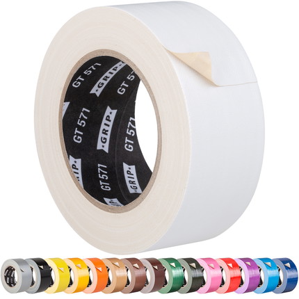 Adhesive cloth tape coloured Grip Tape GT 571 - white