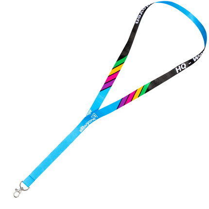 Lanyards gewebt  - ohne - 15 mm - Easy Going - ohne Sicherheitsverschluss