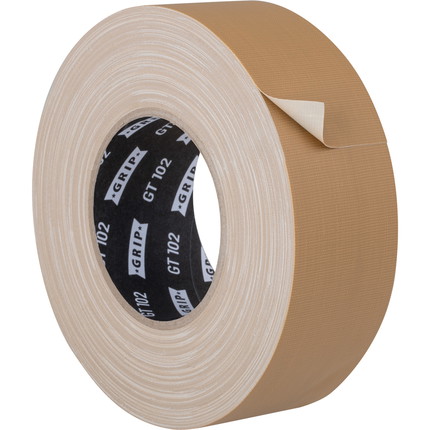 Adhesive cloth tape extra matt GT 102 - light brown
