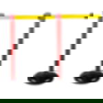 Gurtabsperrpfosten - rot Gurtabsperrpfosten Kunststoff - rot - signalgelb