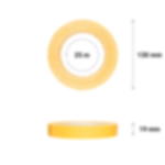 double-sided tape extra strong - 19 mm Double-sided cloth tape GT 705 strong/permanent - 19 mm