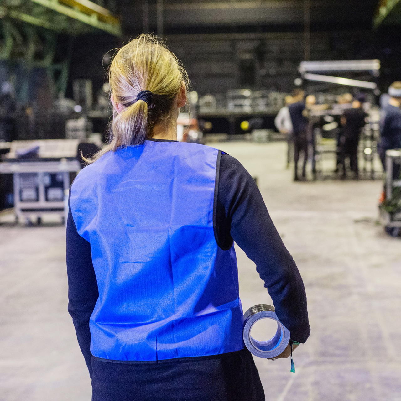 identification vest - white - S/M