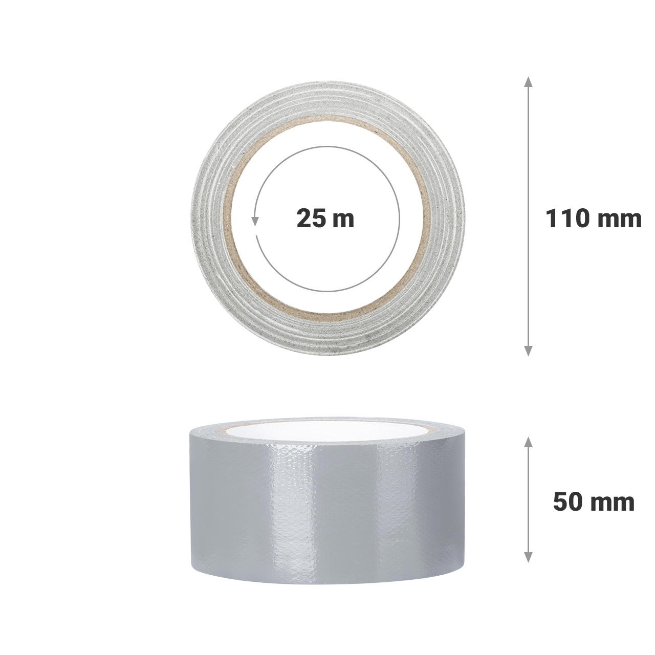 GT 551 construction tape - grey