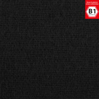 Dekomolton konfektioniert | schwarz