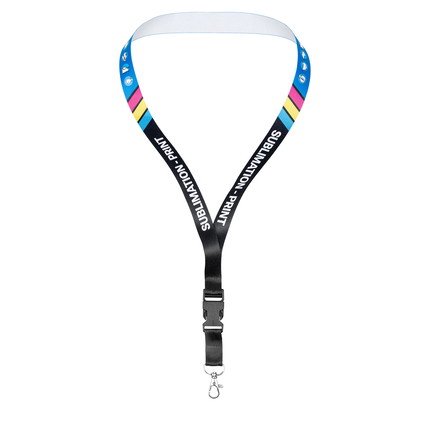 Lanyards bedruckt 1-seitig - 20 mm - Karabiner Standard - ohne Sicherheitsverschluss - mit Clip