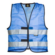 Signalweste Mesh - blau - S/M