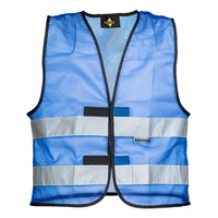 safety vest breathable | blue - S/M