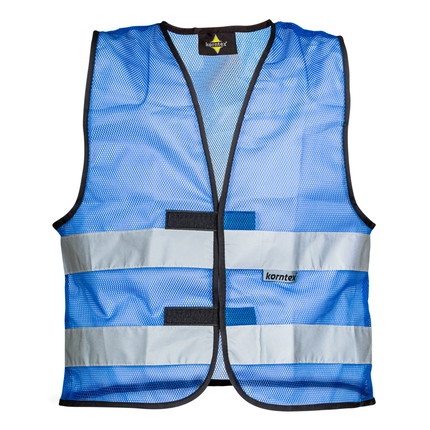 Signalweste Mesh - blau - S/M