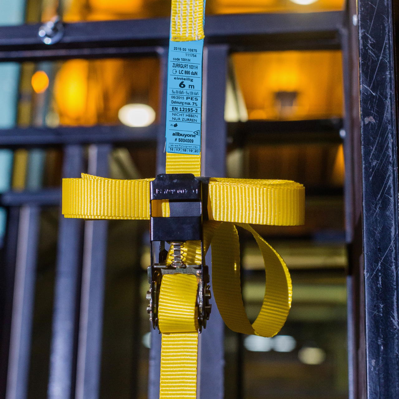 lashing strap yellow - 1-part