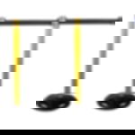 belt barrier posts - yellow Plastic belt barrier posts - yellow - black