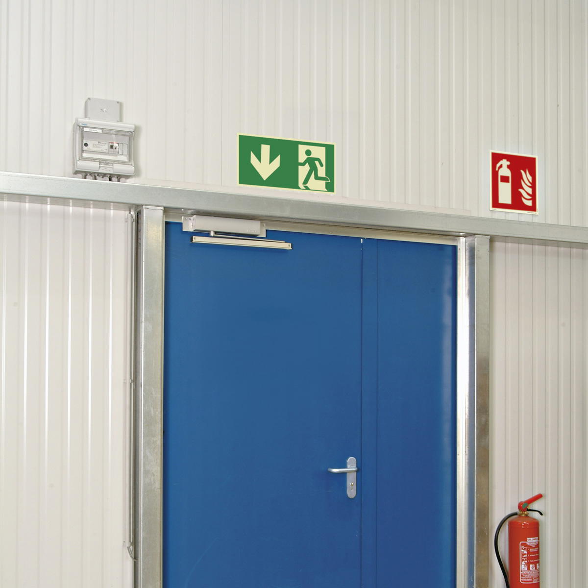 Notausgang Schild - Pfeil rechts