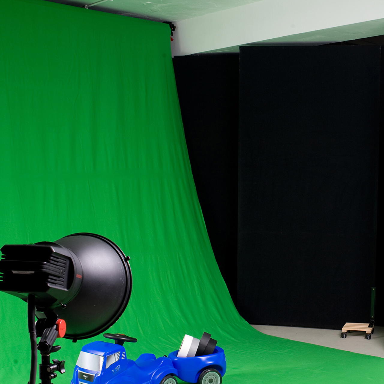 Molton Greenscreen - 6 m x 3 m