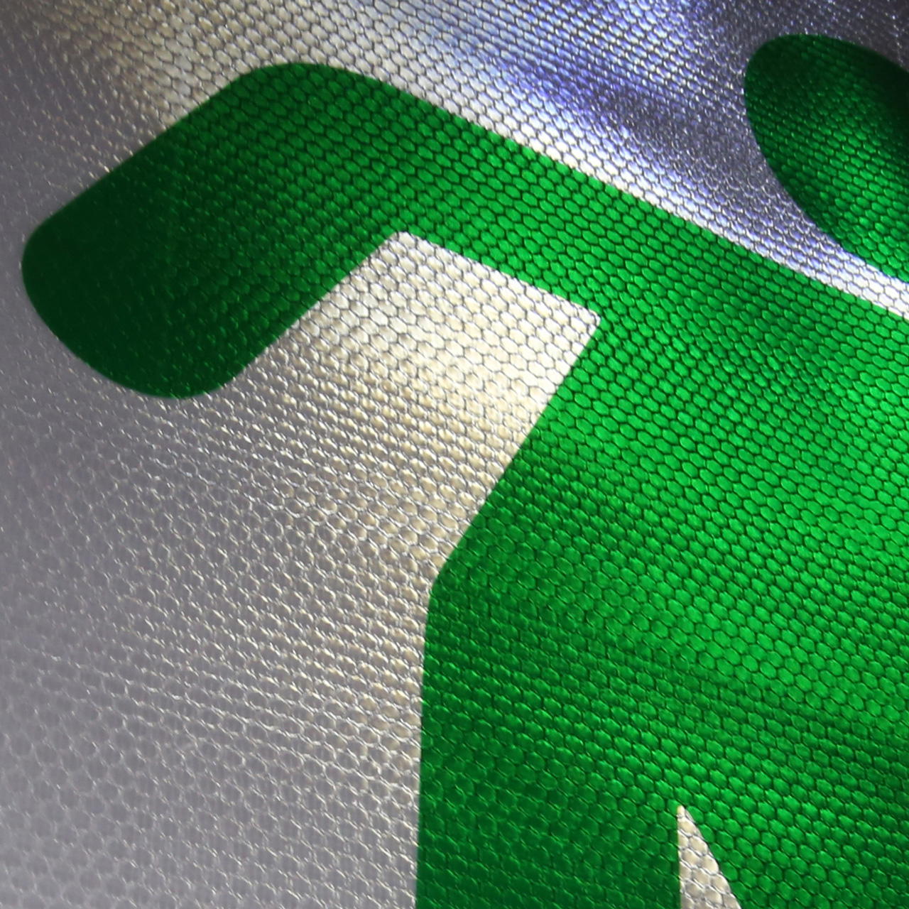 Reflex Fluchtwegbanner klein - Notausgang rechts