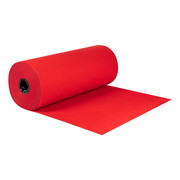 Rips Messeteppich B1 Rips Teppich 1 m Rolle rot - rot
