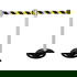 Preview: Plastic belt barrier posts