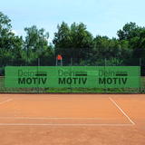 Printing tennis banners measuring 12 x 2 metres