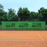 Printing tennis banners measuring 12 x 2 metres
