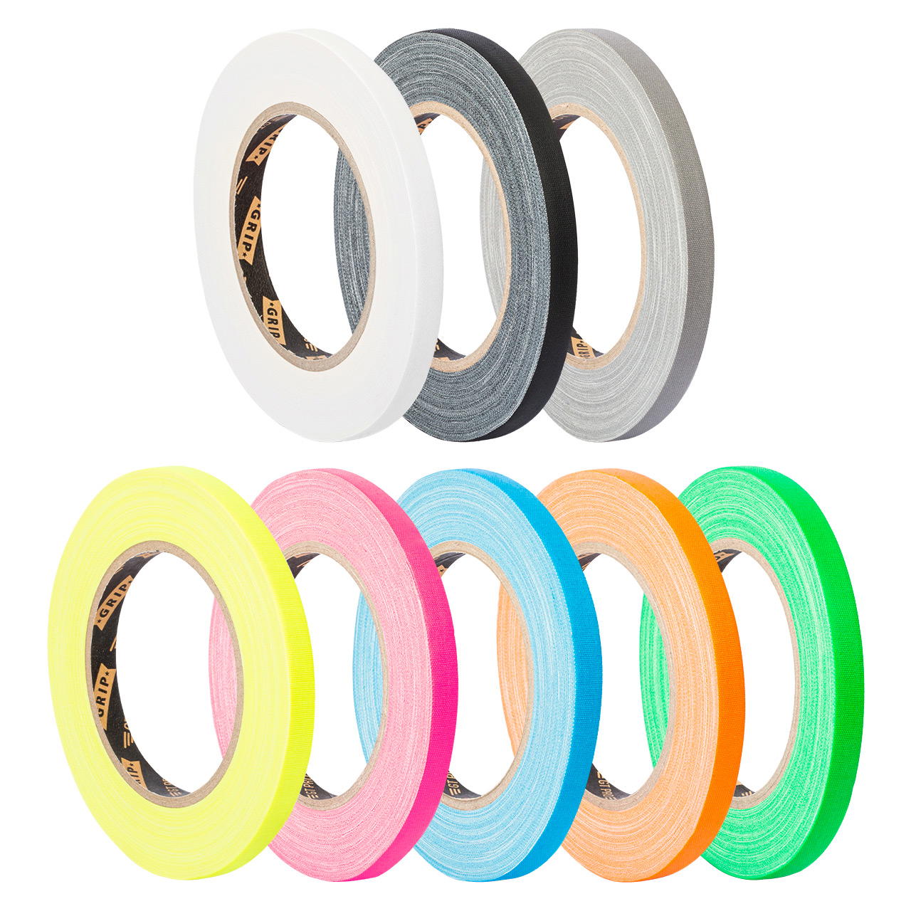 GT PRO cloth tape - 10 mm - neon green