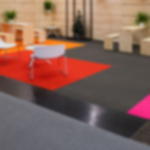 Polypropylen Teppich 25 m  - grau meliert Rips Messeteppich Rollenware 2 m x 25 m - grau meliert