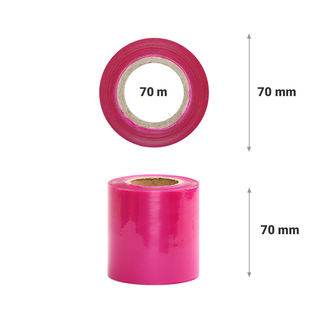 barrier tape coloured - pink