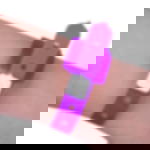 plastic admission wristbands - neonlila Unprinted vinyl tape - neonlila