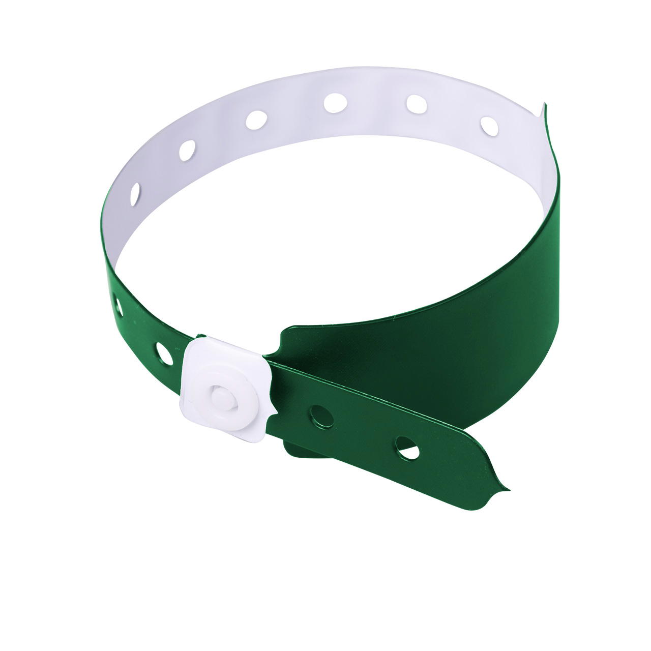 Unprinted vinyl tape - metallic green