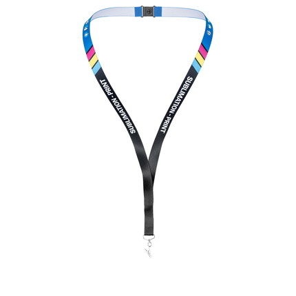 Lanyards bedruckt 1-seitig - 15 mm - Kartenhalter - mit Sicherheitsverschluss - ohne Clip