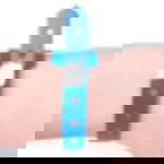 Plastik Einlassbänder - blau Vinyl Bänder unbedruckt - blau