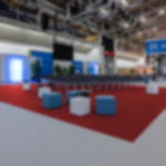 Roter Eventteppich - rot Rips Messeteppich rot 2 x 50 m  - rot