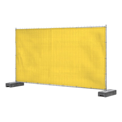Bauzaun Sichtschutz B1 - gelb