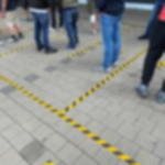 Warnklebeband - schwarz-gelb Warnklebeband GT 800 - schwarz-gelb