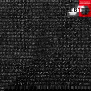 Gaze 100 B1 | Bühnenverkleidung | Kunststoffnetz individuell - schwarz