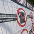 Vorschau: Bauzaunbanner "Verbotene Gegenstände"