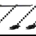 belt barrier posts - black Plastic belt barrier posts - black - black