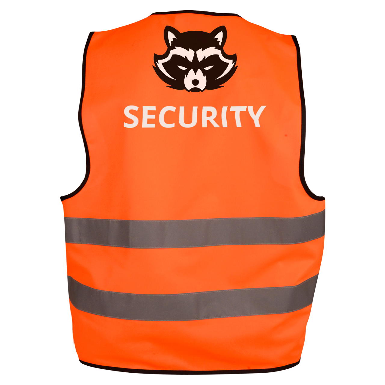 Safety vest EN ISO 20471 – printable - 2-page - 2-coloured - orange