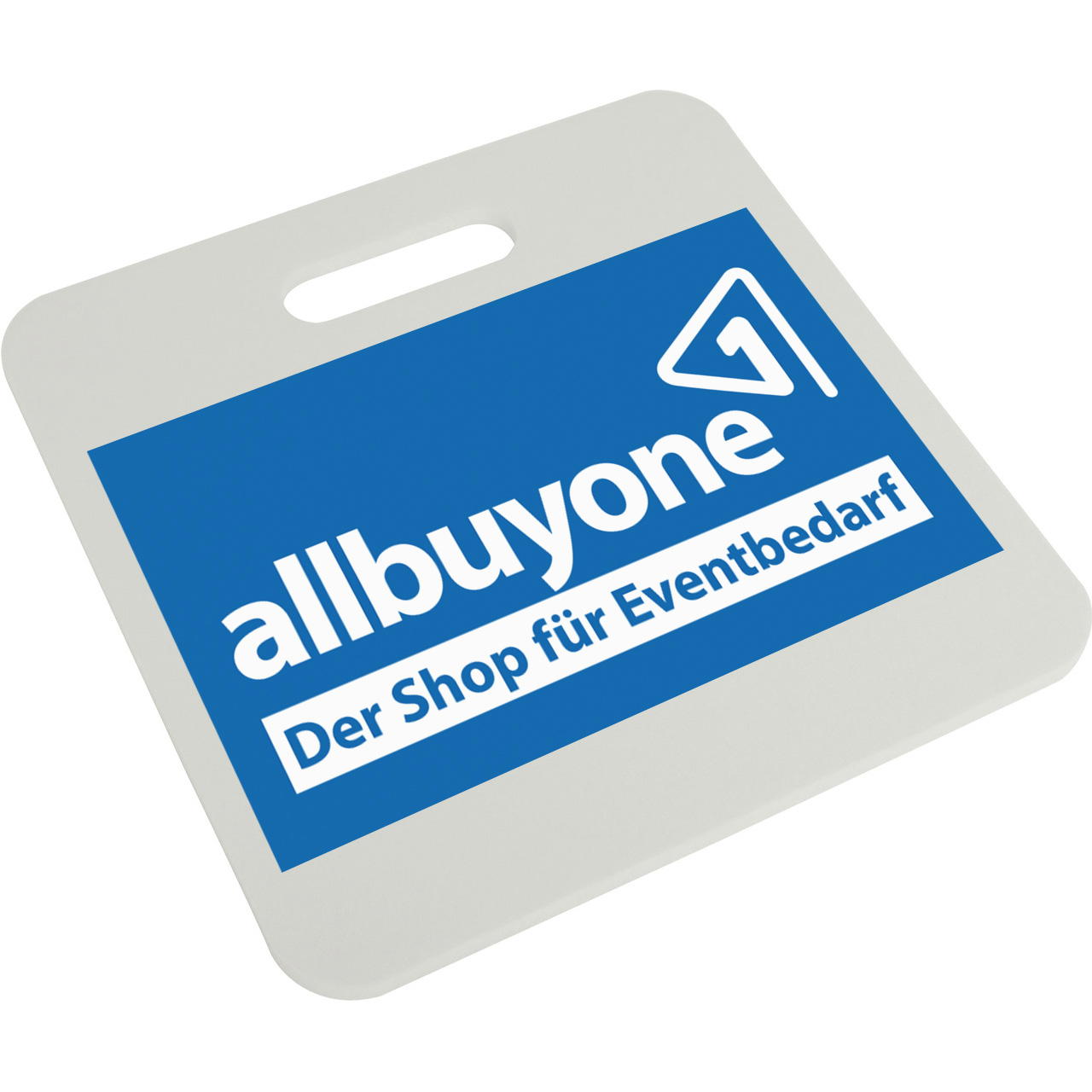 seat cushion printed - 2-coloured - white