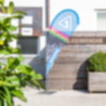 Beachflag Tropfenform - S Beachflag Basic Tropfen  - S