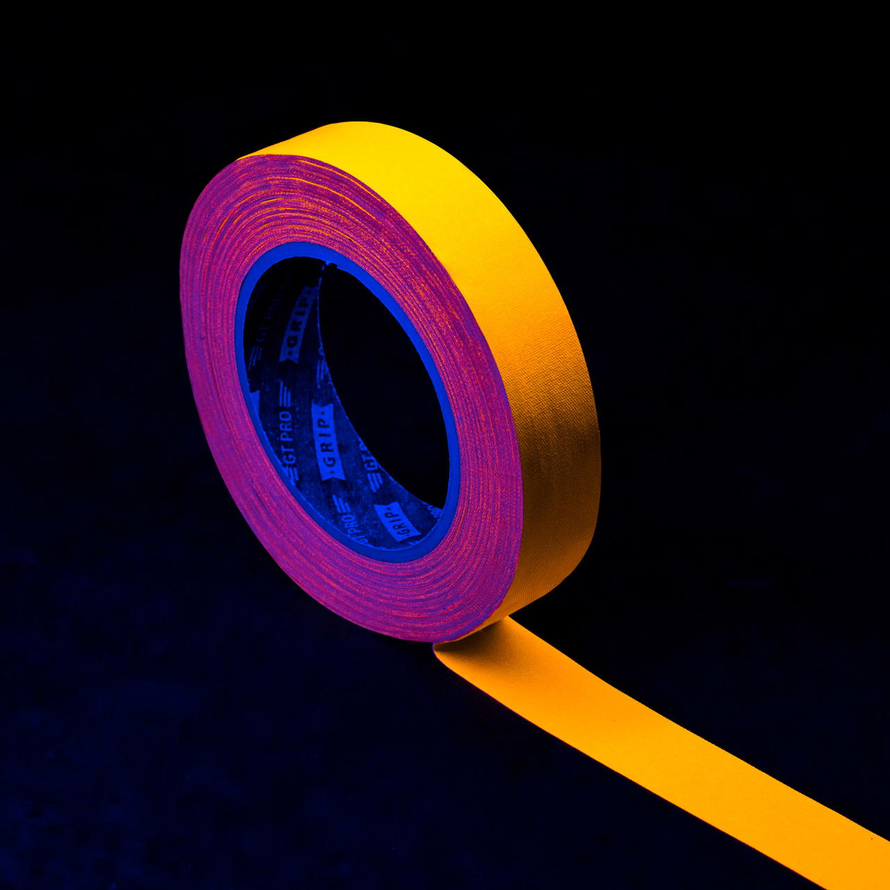 GT PRO cloth tape - 25 mm - neon yellow