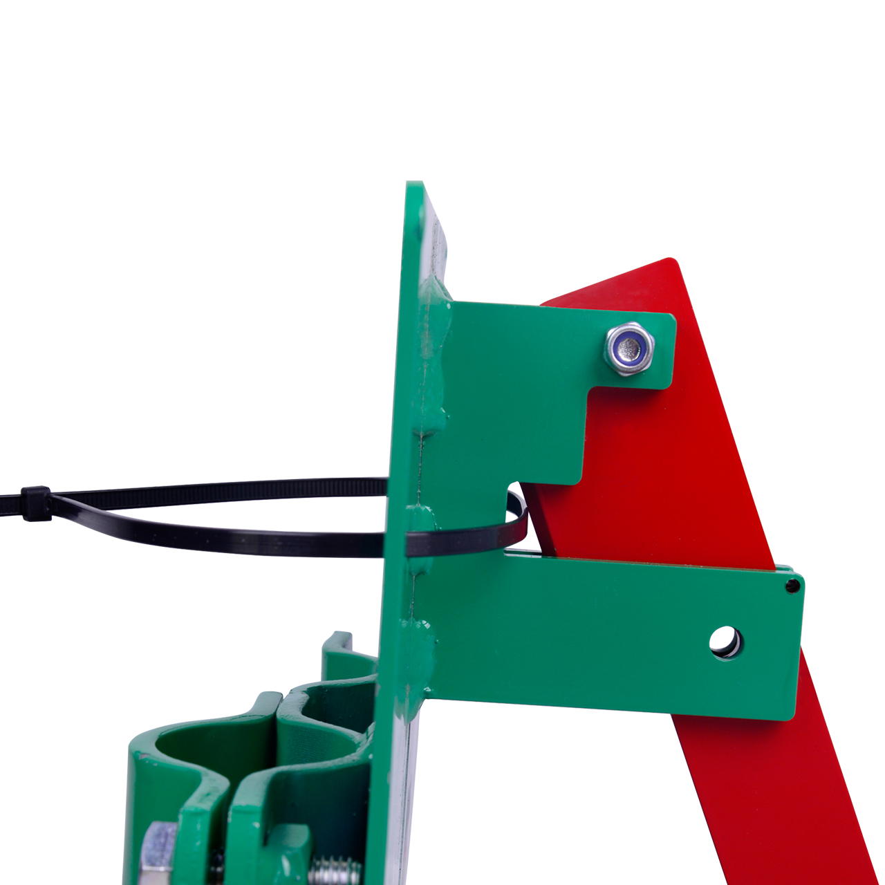 Bauzaunriegel für Notausgänge