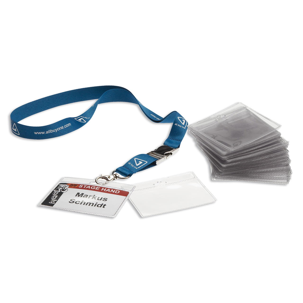 ID card holder, credit card format, horizontal
